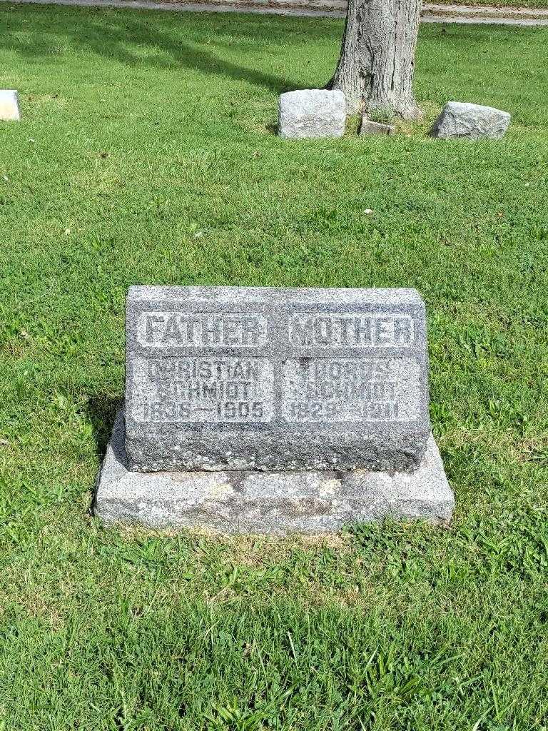 Christian Schmidt's grave. Photo 2