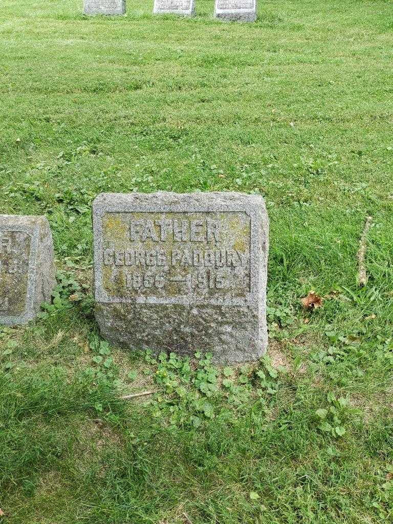 George Padbury's grave. Photo 2