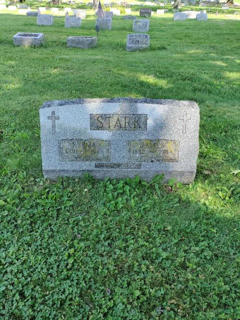 James Stark's grave. Photo 1