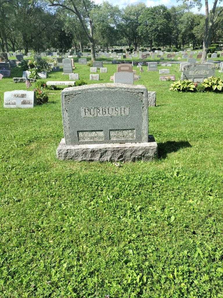 Pierson A. Furbush's grave. Photo 1