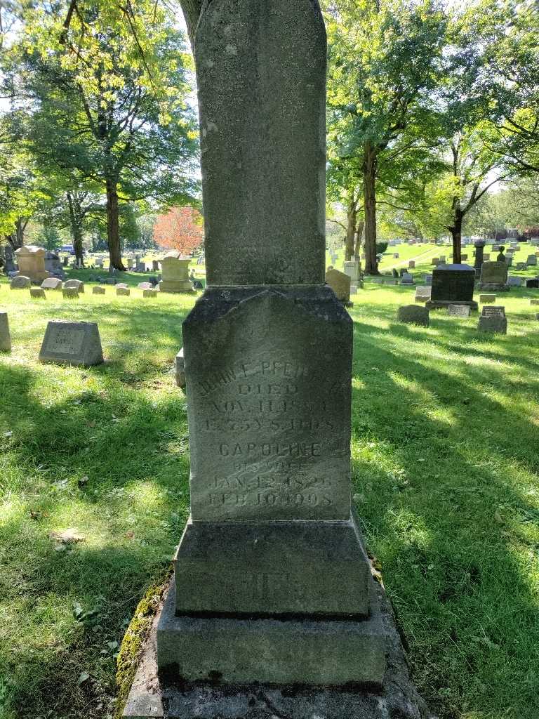 John F. Pfeiffer's grave. Photo 3