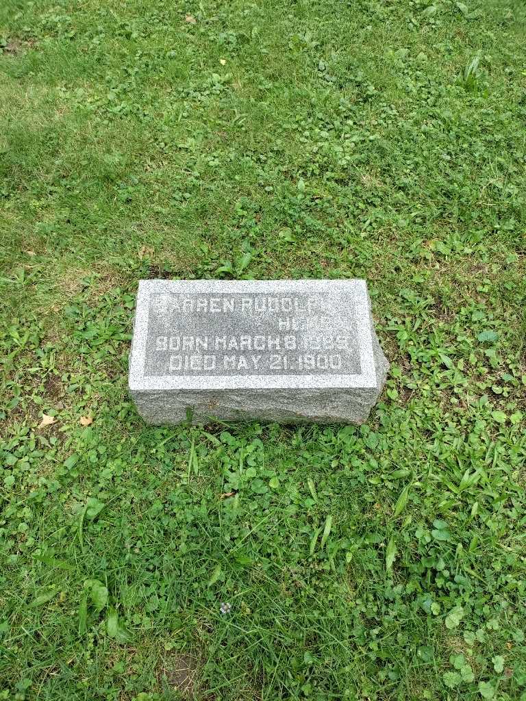 Warren Rudolph Henry's grave. Photo 2