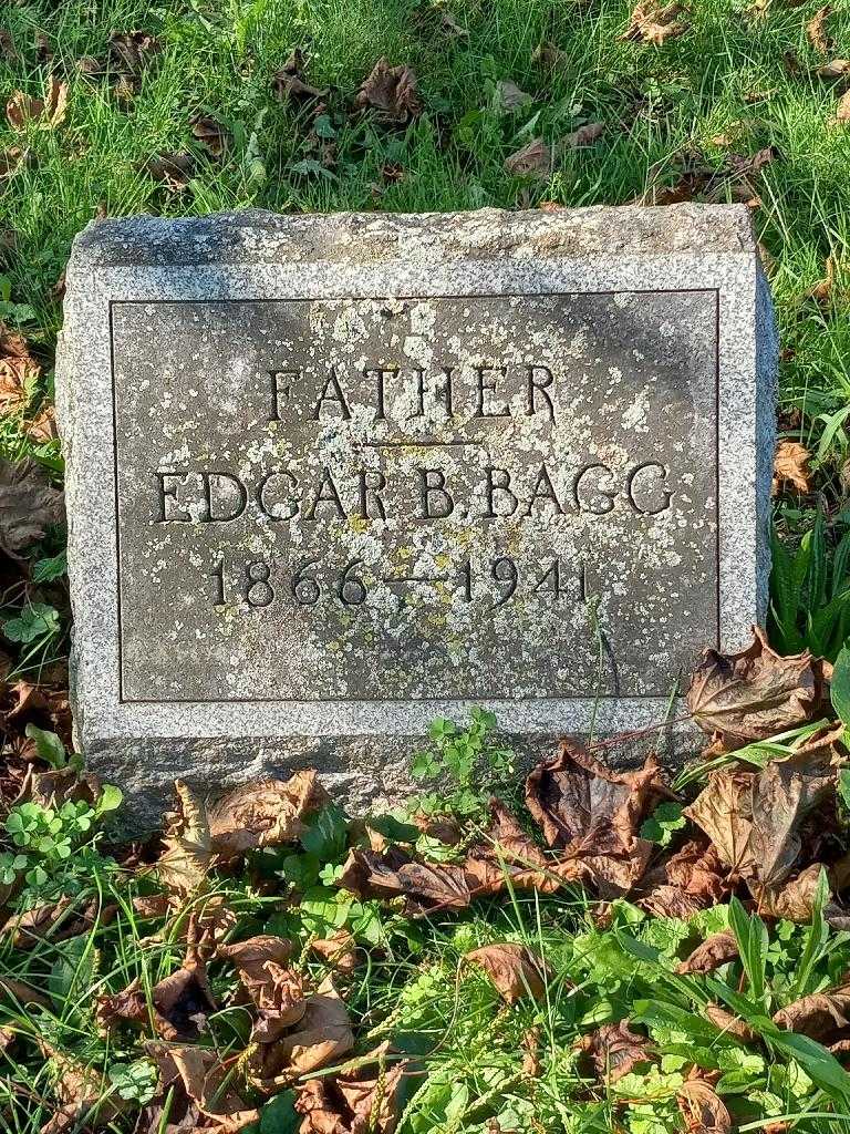 Edgar B. Bagg's grave. Photo 3