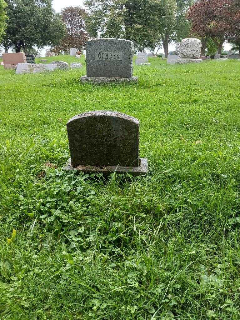 Jacob Gehres's grave. Photo 1