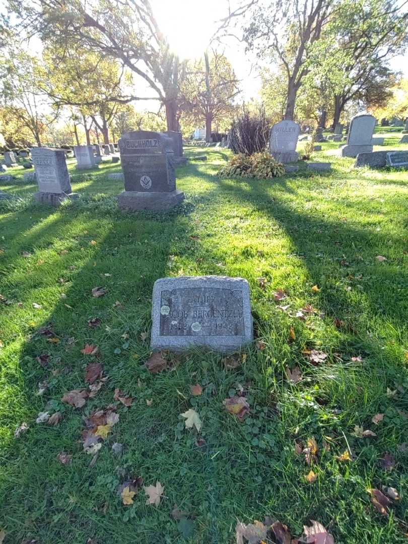Jacob Bergentzle's grave. Photo 1