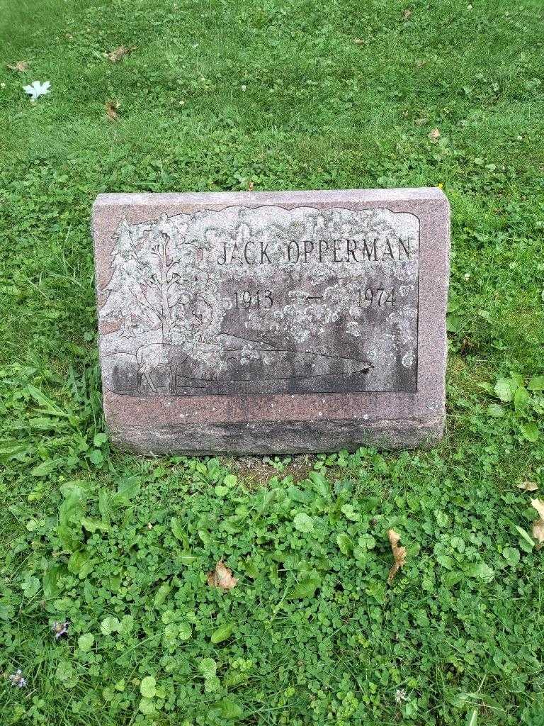 Jack Opperman's grave. Photo 2