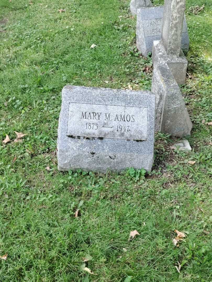 Mary Magdelina Amos's grave. Photo 2