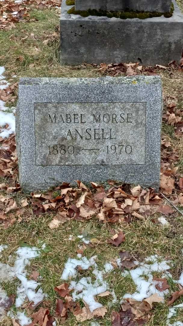 Mabel Morse Ansell's grave. Photo 4