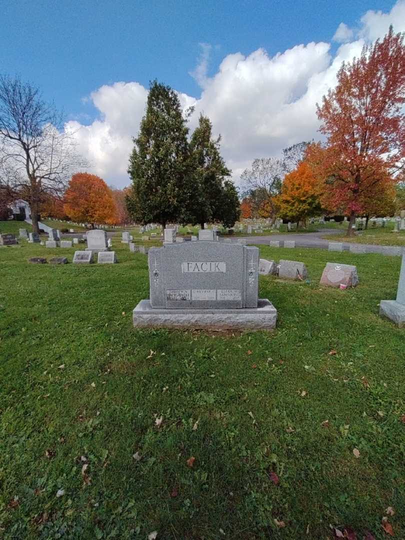 Andrew W. Faciszewski's grave. Photo 2