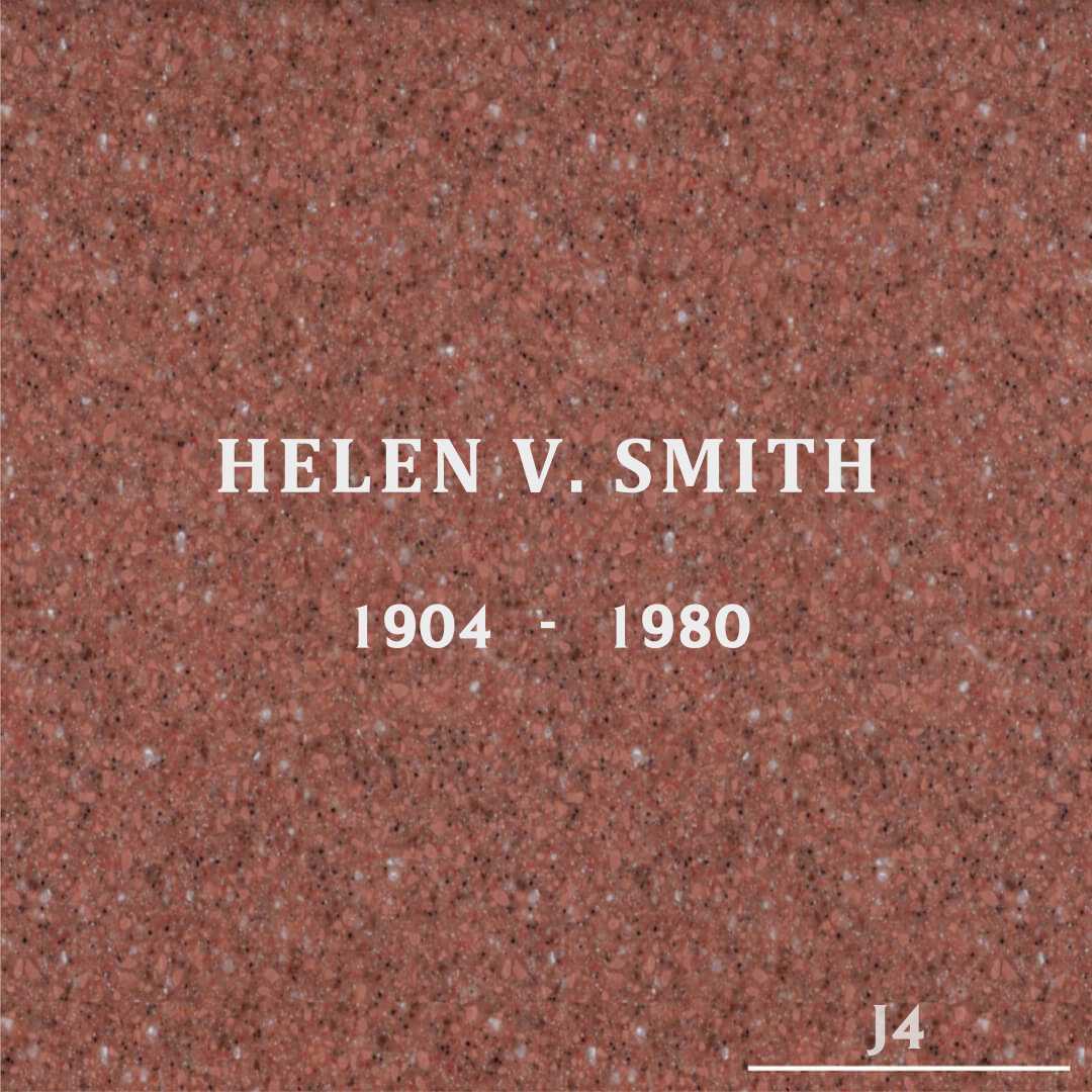 Helen V. Smith's grave