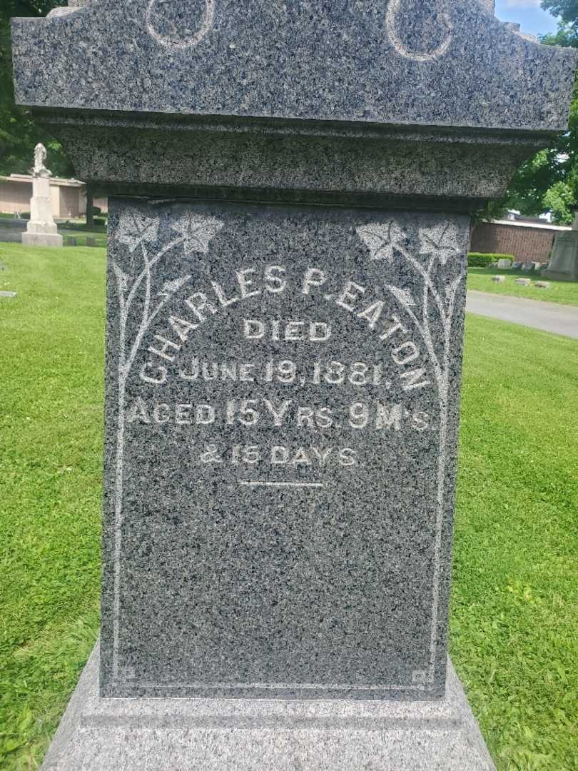 Charles P. Eaton's grave. Photo 4