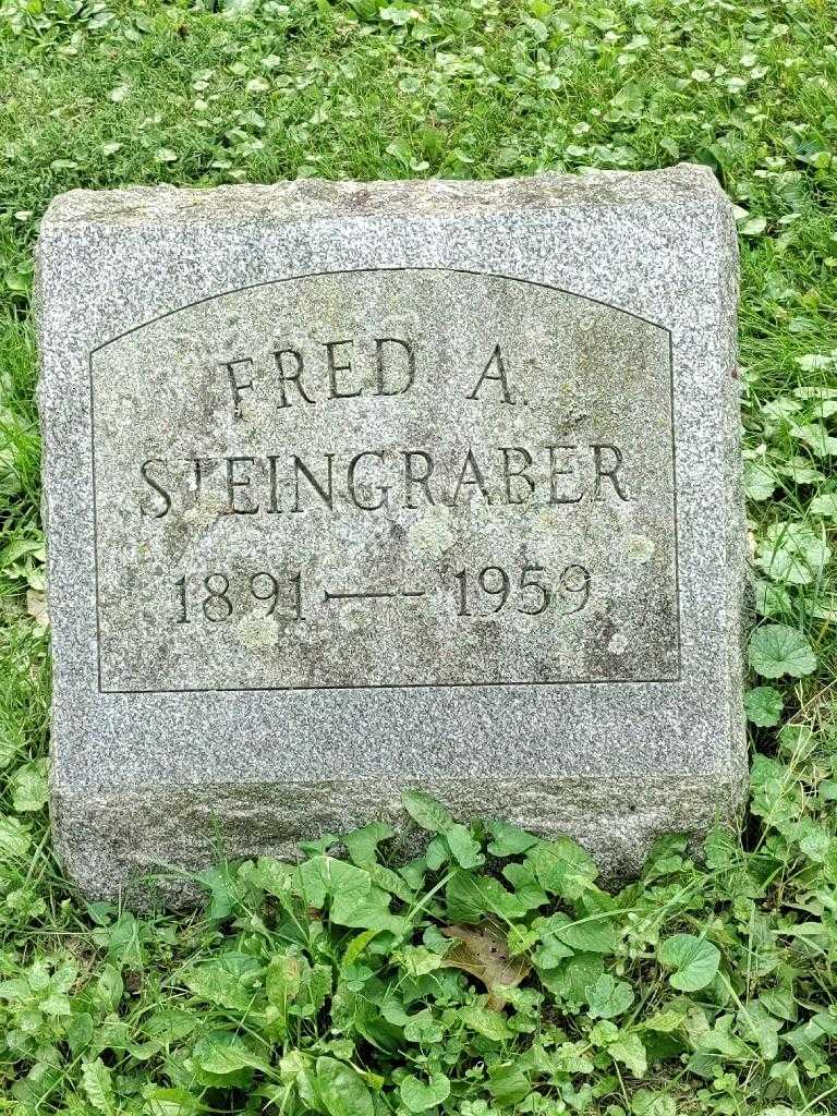 Fred A. Steingraber's grave. Photo 4