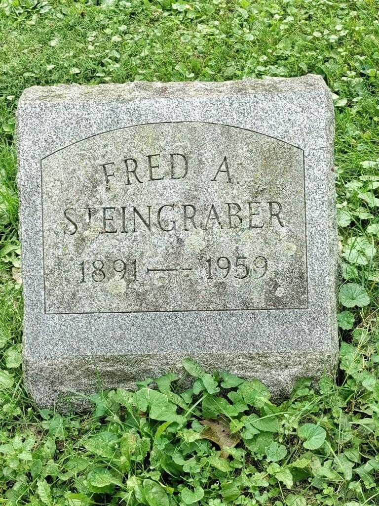 Fred A. Steingraber's grave. Photo 3