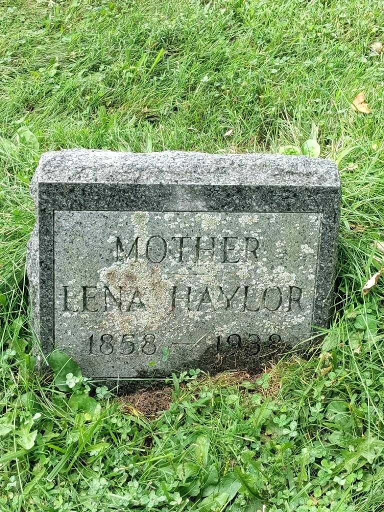 Lena Haylor's grave. Photo 4