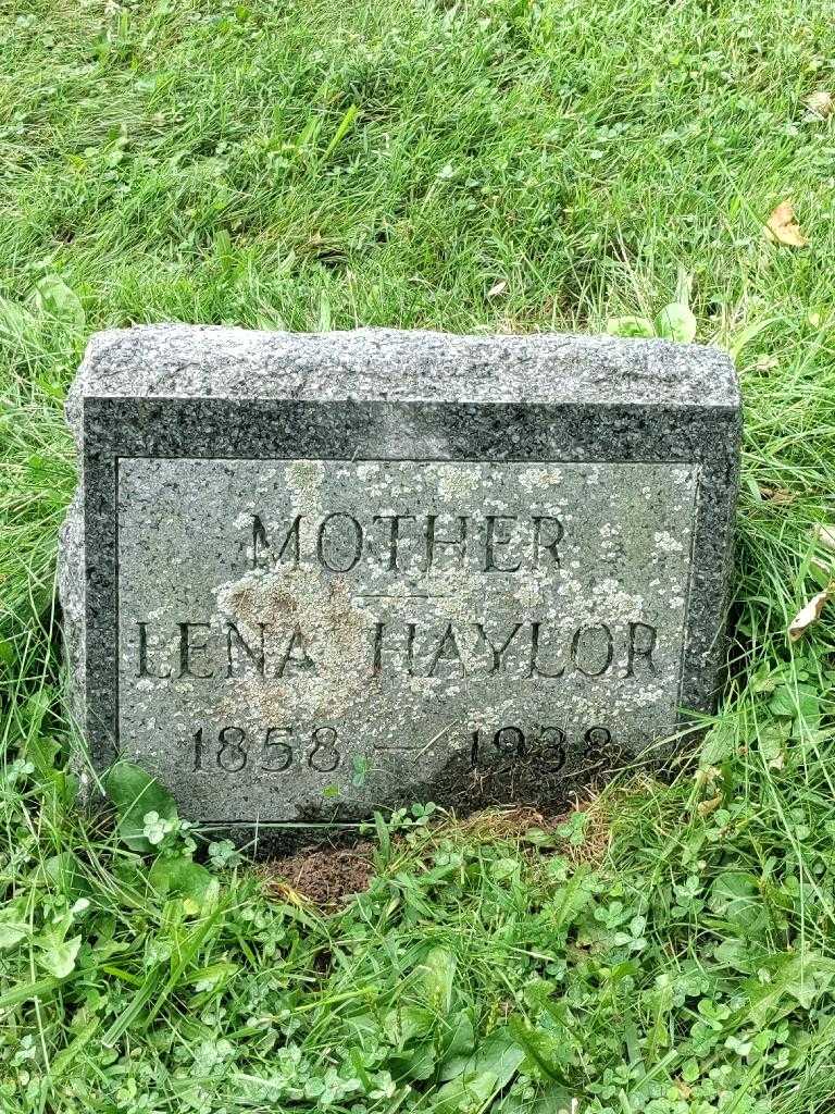 Lena Haylor's grave. Photo 3