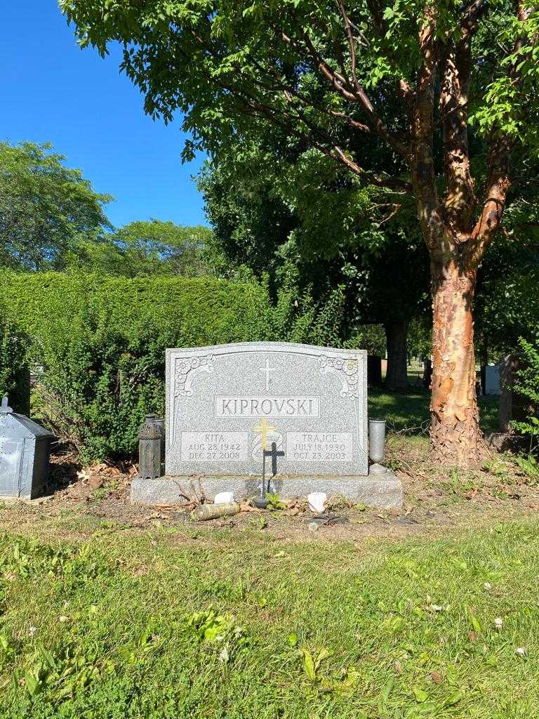 Trajce Kiprovski's grave. Photo 2