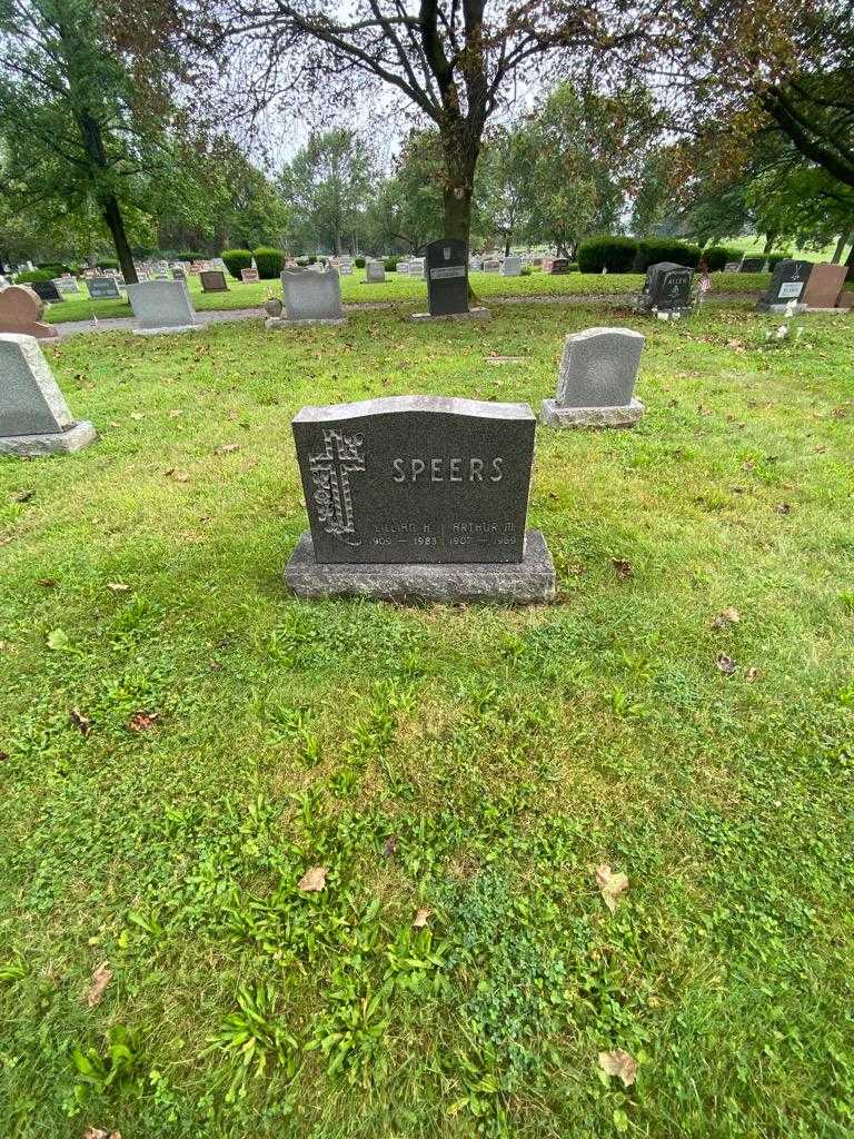 Arthur M. Speers's grave. Photo 1