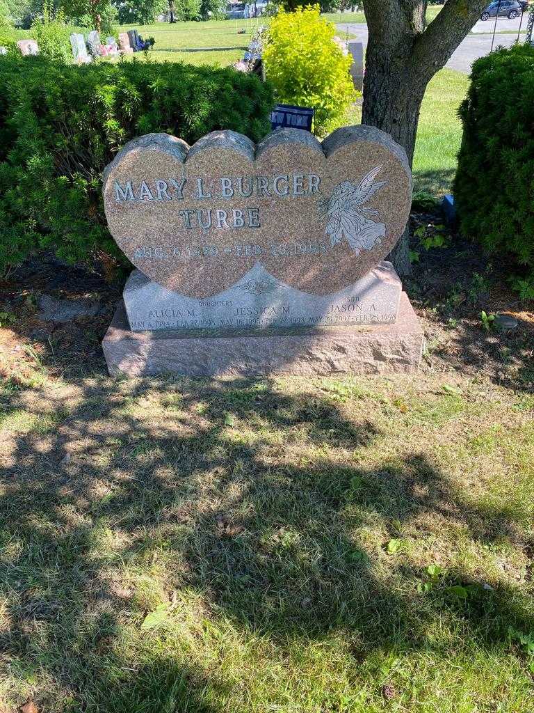 Alicia M. Turbe's grave. Photo 2