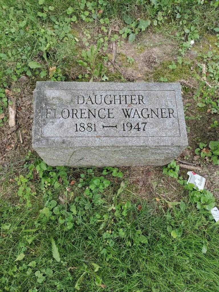 Florence Wagner's grave. Photo 2