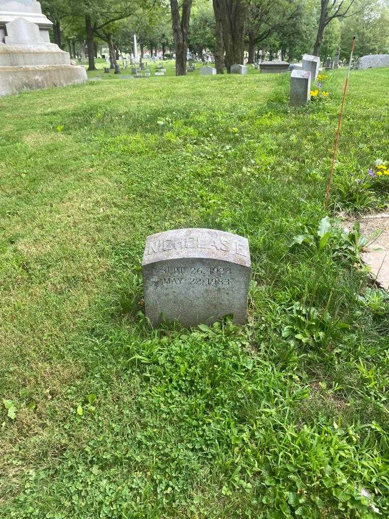 Nicholas E. Peters's grave. Photo 2