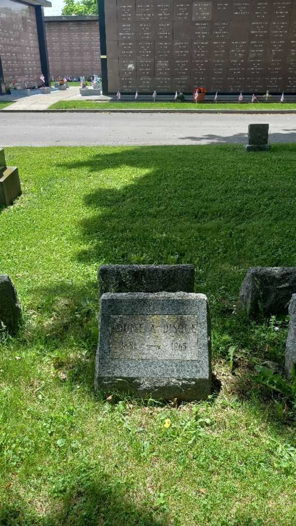 Louise A. Disque's grave. Photo 1