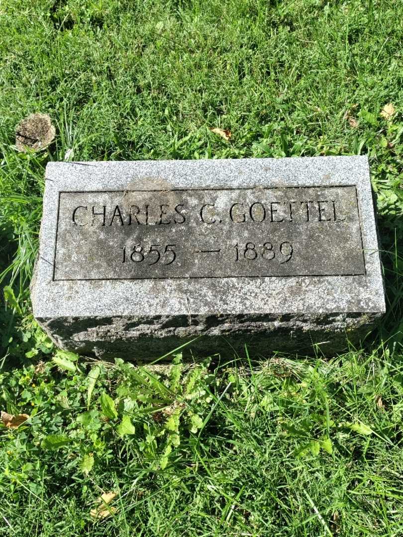 Charles C. Goettel's grave. Photo 3