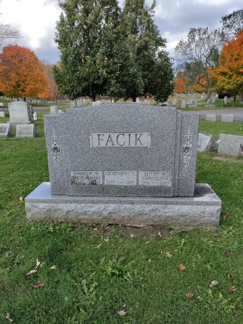Andrew W. Faciszewski's grave. Photo 3