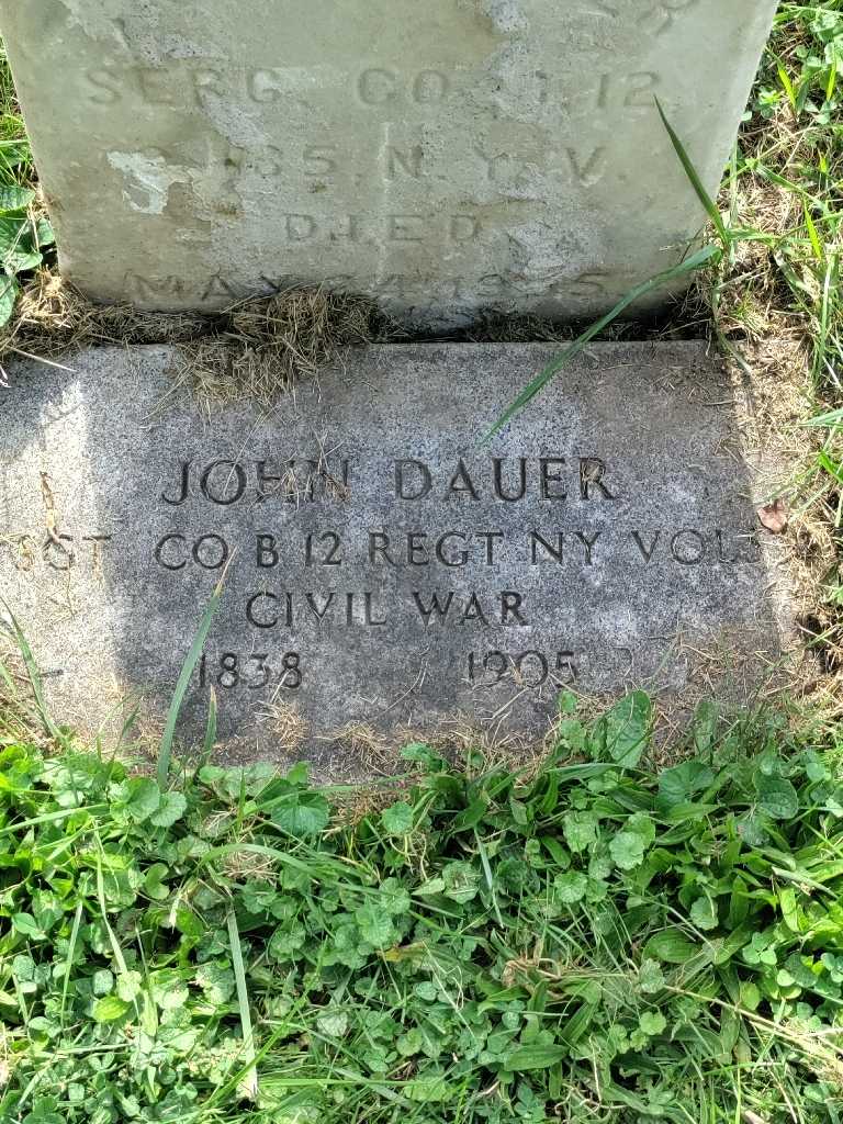 John Dauer's grave. Photo 4
