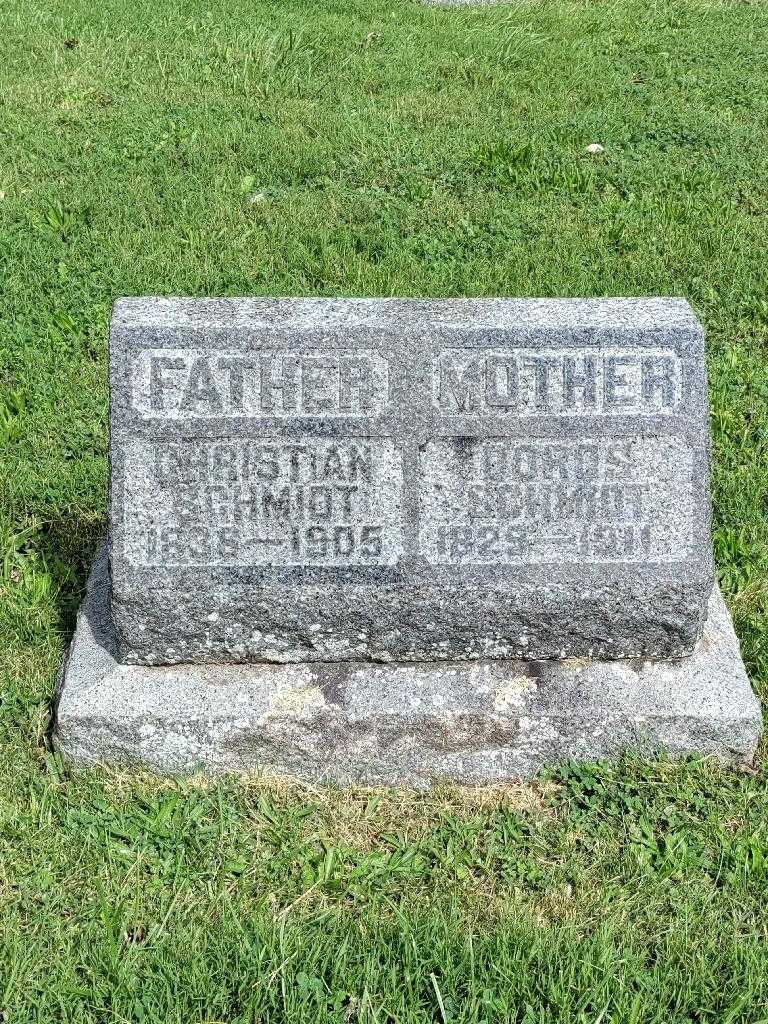 Christian Schmidt's grave. Photo 3