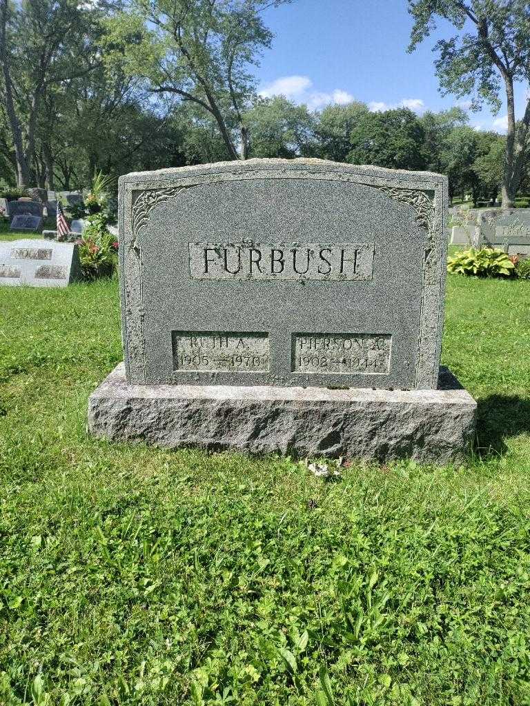 Pierson A. Furbush's grave. Photo 2