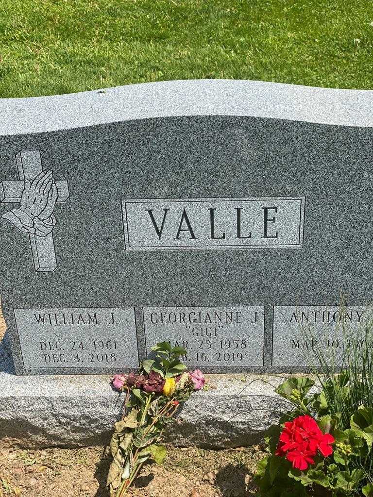 William J. Valle's grave. Photo 1
