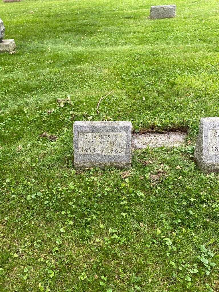 Charles F. Schaefer's grave. Photo 2