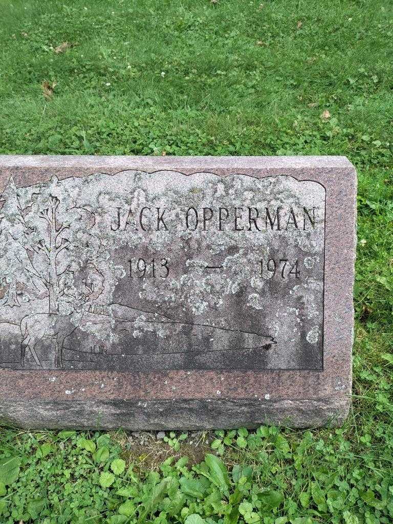 Jack Opperman's grave. Photo 3