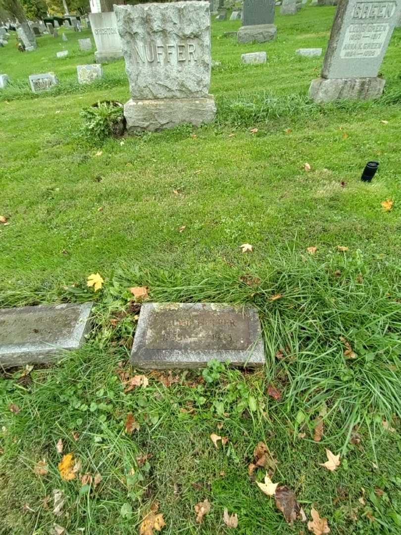 Jacob F. Nuffer's grave. Photo 1