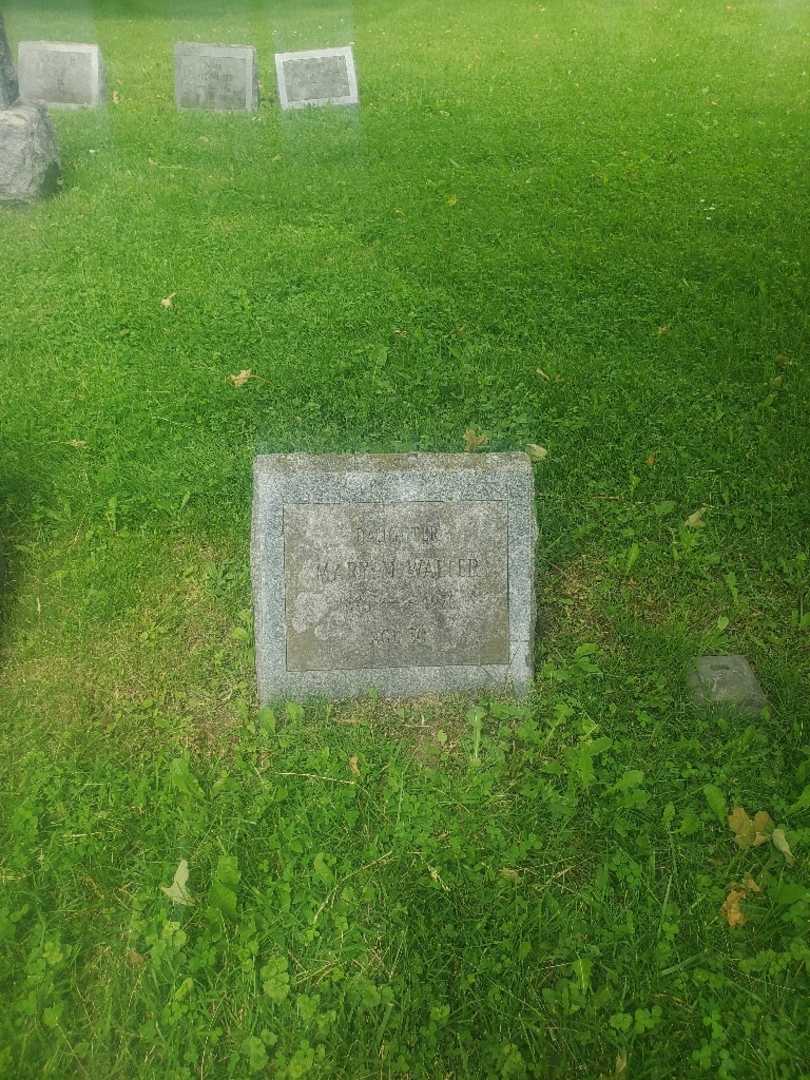 Mary M. Walter's grave. Photo 3