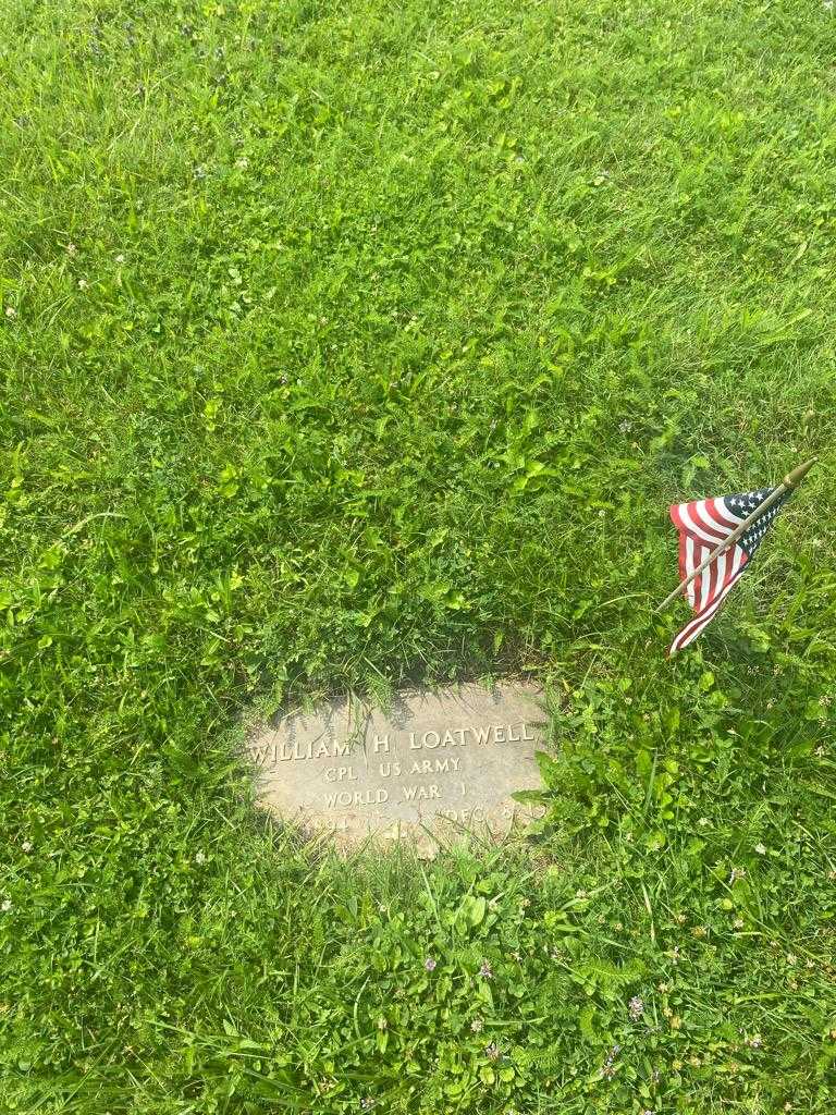 William H. Loatwell's grave. Photo 2