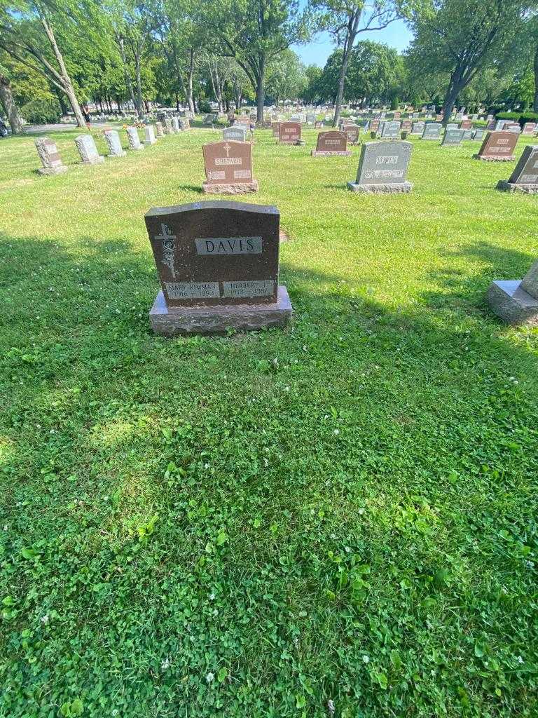 Herbert T. Davis's grave. Photo 1