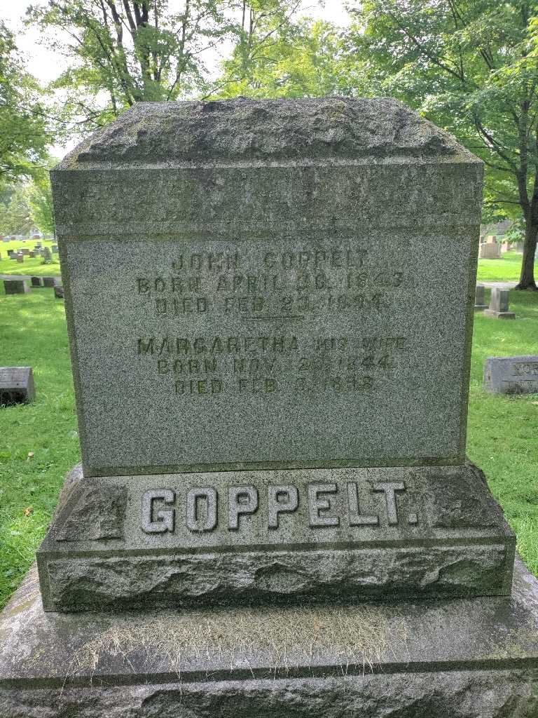 John Goppelt's grave. Photo 3