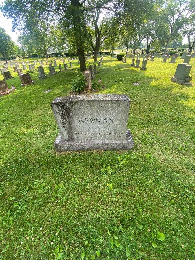 Rena Newman Frey's grave. Photo 1