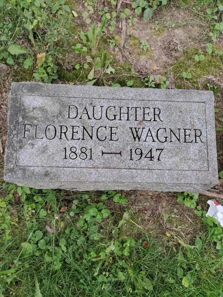 Florence Wagner's grave. Photo 3
