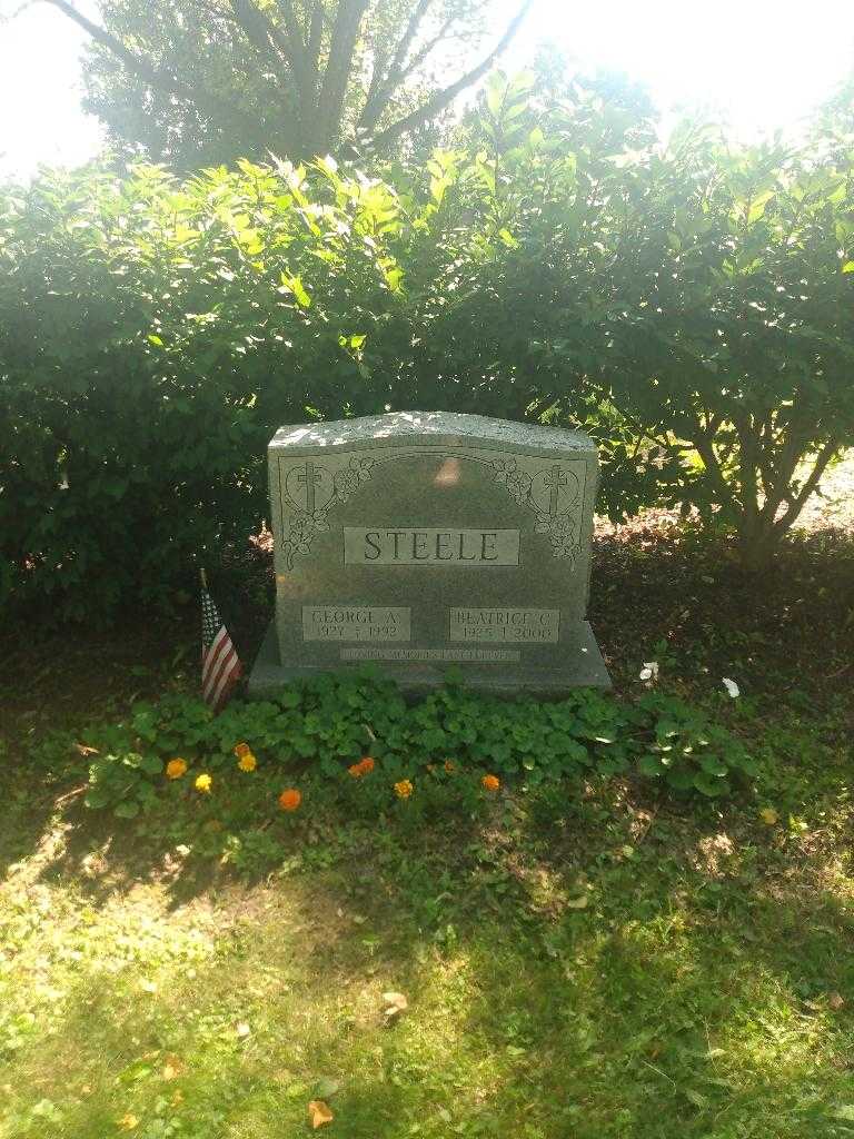 George A. Steele's grave. Photo 1