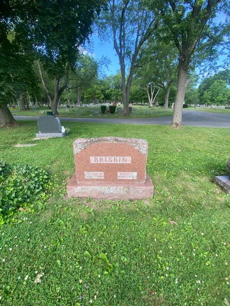 John H. Brisbin's grave. Photo 1