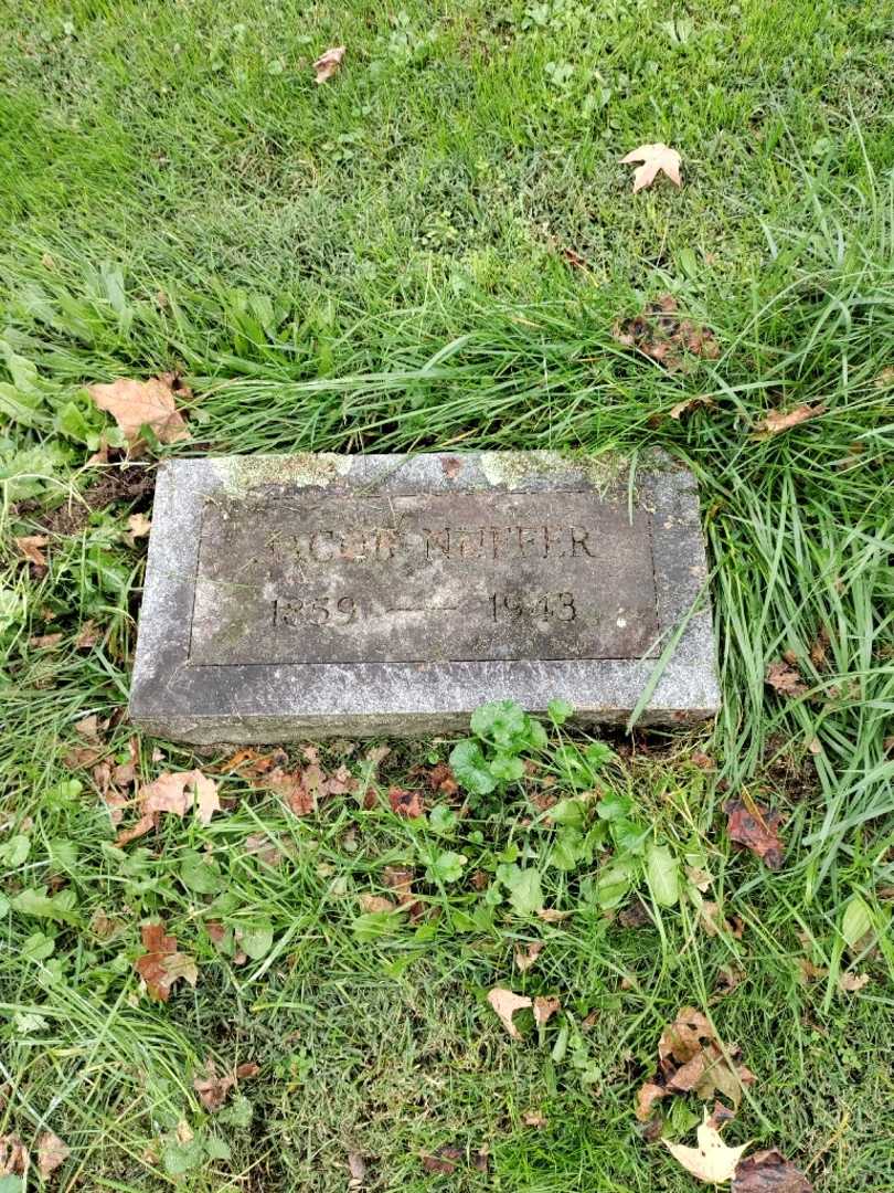 Jacob F. Nuffer's grave. Photo 2