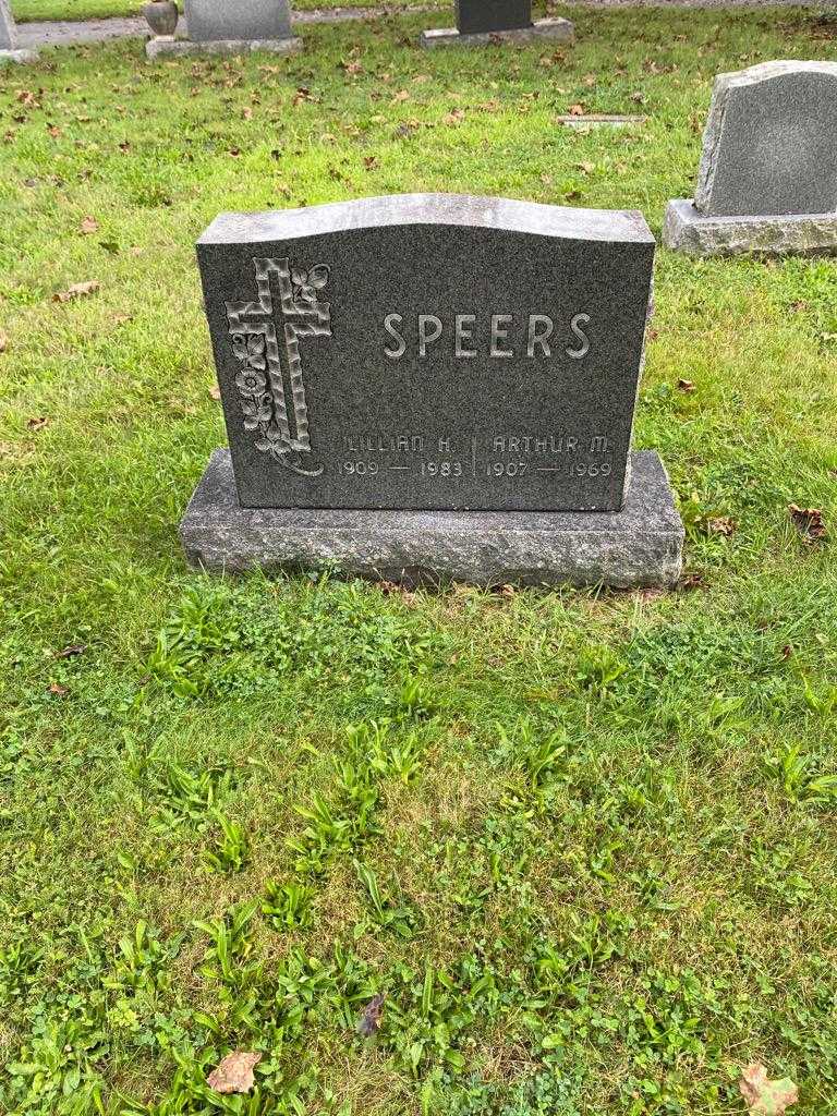 Arthur M. Speers's grave. Photo 2