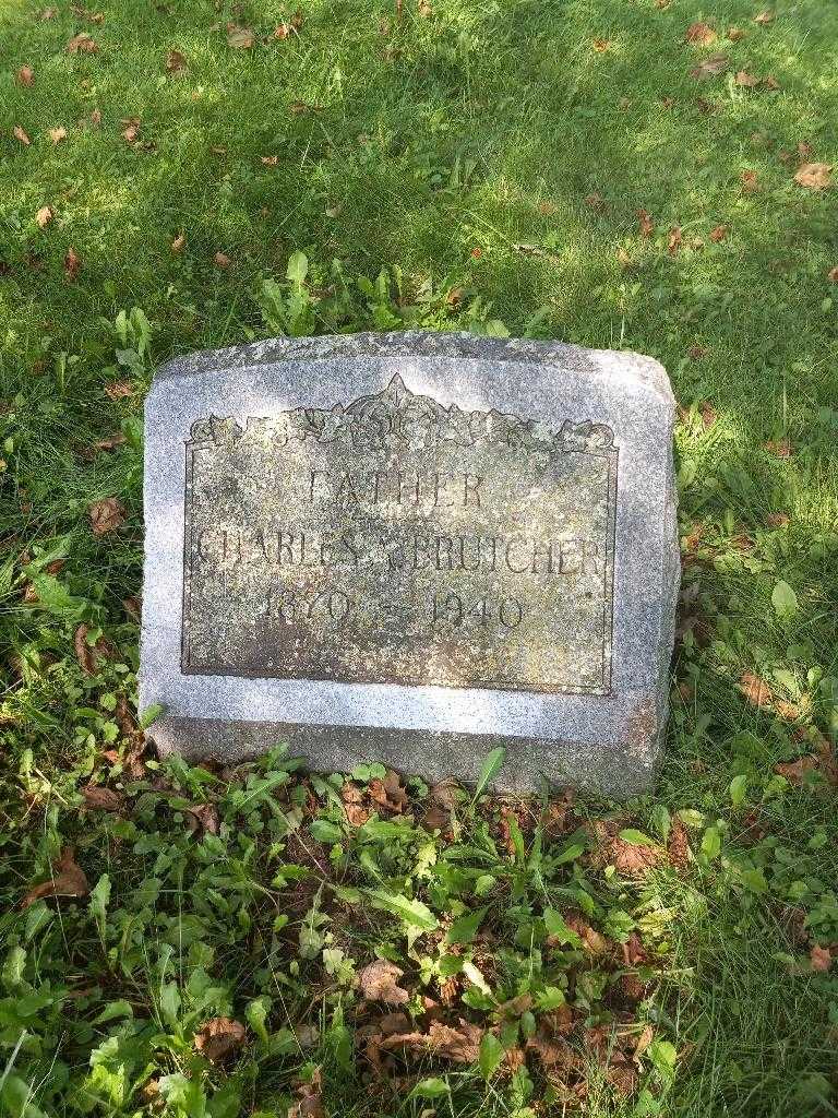 Charles A. Brutcher's grave. Photo 2