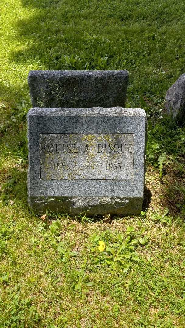 Louise A. Disque's grave. Photo 2