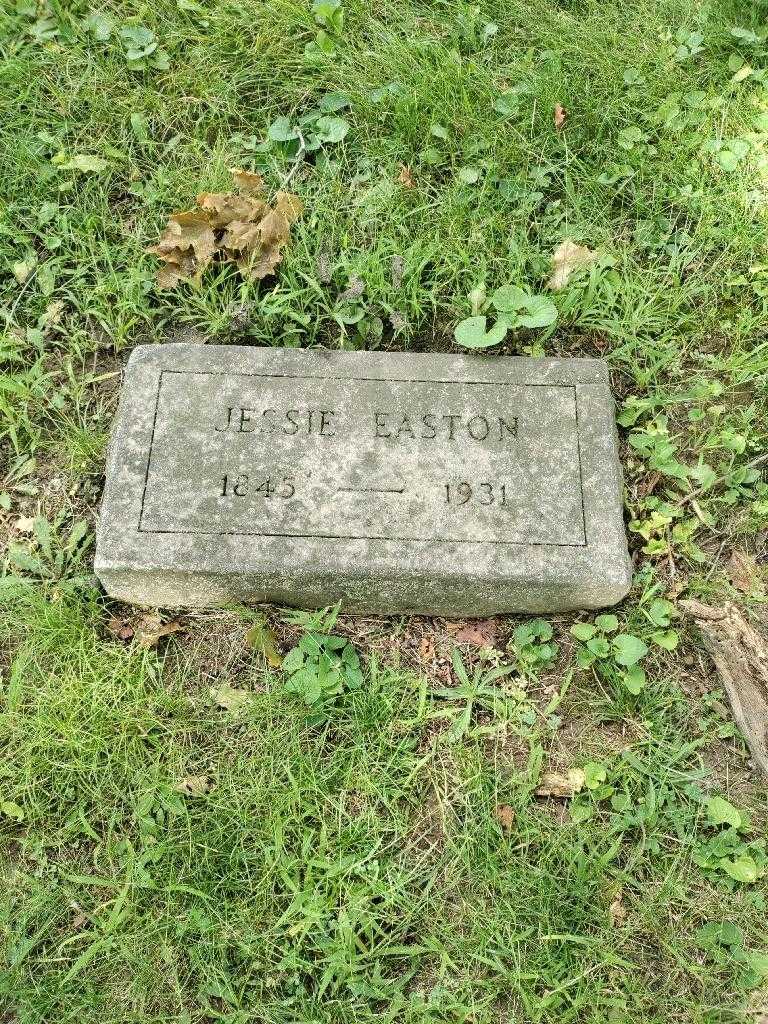 Jessie Easton's grave. Photo 2