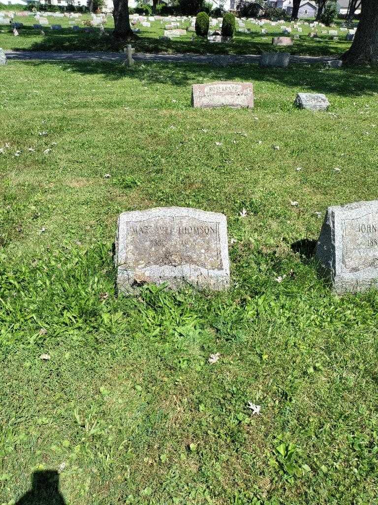 Margaret Thomson's grave. Photo 1