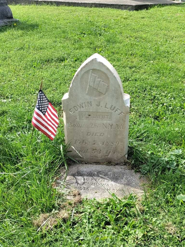 Edwin J. Luff's grave. Photo 2