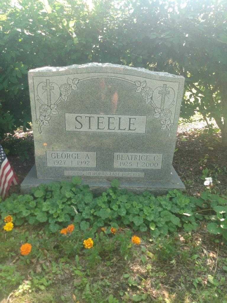 George A. Steele's grave. Photo 2